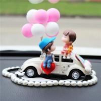 汽车摆件女新款车内装饰摆件情侣可爱车子摆件创意个性车上装饰品 E款