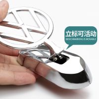 大众车头立标CC宝来朗逸帕萨特高尔夫机盖改装个性金属车标装饰贴 大众引擎盖金属立标