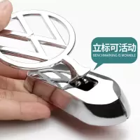 大众车头立标CC宝来朗逸帕萨特高尔夫机盖改装个性金属车标装饰贴 大众引擎盖金属立标
