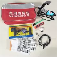 欧耐车载充气泵双缸汽车打气泵汽车用轮胎脚踏便携打气筒家用充气 汽车专用 送大礼包
