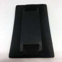 手机背贴防摔推拉手机支架交通卡零钱插卡包 黑色