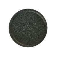 皮引磁片PU皮牛皮引磁片铁片磁吸片背贴小圆片支架铁片通用引磁片 黑色皮引磁片1片装
