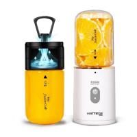 海蒂诗榨汁机家用水果小型便携式榨汁杯多功能迷你充电动炸果汁机 白色