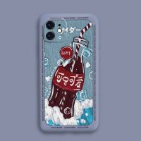 油画汽水OPPOr17/a35/a11x/a9手机壳reno62z4se液态硅胶a8软k5/k9 薰衣草灰-可乐汽水 O