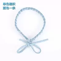 盾牌编织驱蚊手环防蚊手链婴儿童宝宝大人防蚊虫叮咬神器随身手圈 编织驱蚊手环蓝色 一条