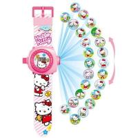 奥特曼赛罗儿童玩具电子表卡通男孩女孩学生社会人投影手表礼物 Hello Kitty[24投影]