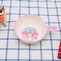 宝宝儿童密胺碗防摔塑料卡通可爱创意饭碗汤碗仿陶瓷吃饭碗 美乐蒂