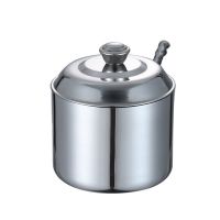 不锈钢调料盒调味罐组合套装家用油壶酱油瓶醋瓶香油瓶厨房用品 常规款 调料罐1个(送勺子)