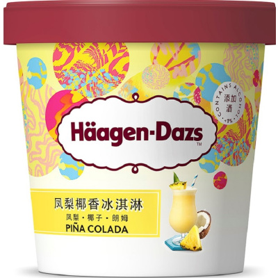 哈根达斯凤梨椰香冰淇淋78g