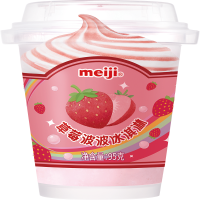 明治芭菲杯草莓波波冰淇淋95g