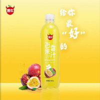 珠江果牛百香果汁饮料480ml