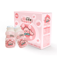 植益乳酸菌饮品蜜桃乌龙味饮料100ml*20瓶整箱儿童酸奶饮料0脂肪早餐奶