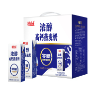 植益高钙燕麦奶0糖0胆固醇早餐奶低脂谷物牛奶250ml*10盒整箱