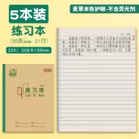 多利博士30页笔记本22K英语本10本装防近视一年级田字格统一作业本二年级小学中学护眼优秀生英语作业本学生 [22k30