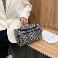 大号化妆包女旅行大容量便携手提化妆品收纳包时尚简约防水洗漱包 P18黑色