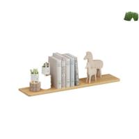 原木一字隔板壁挂置物架松木一字形木板电视背景墙装饰书架挂墙板 原木打磨款 19.5CM*30CM*2.2