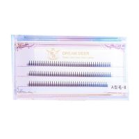 梦鹿假睫毛 A型毛仙女毛点缀毛单簇分段自然仿真卷翘C翘 0.07朵毛 8mm