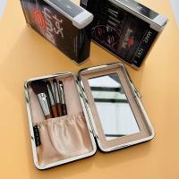 清货!丝芙兰化妆刷套刷 眼影高光修容刷粉底刷竹炭刷便携带套刷 玫柯菲4只镜装套刷