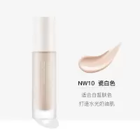 AUOU艾遇粉底液防水防汗持久不脱妆干皮油皮控油遮瑕不卡粉学生女 NW10瓷白色