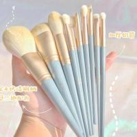 沧州花样10支蓝桥化妆刷全套装软毛ins高颜值初学者眼影刷子初学 10支美妆套刷+贴纸