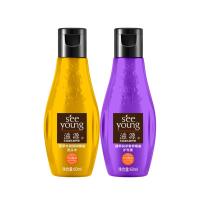 滋源中样洗发水无硅油套装馨香氛系列强韧去屑洗头水洗发露洗头膏 滋源60ml体验装2瓶（随机）