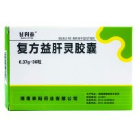 甘利泰 复方益肝灵胶囊 0.37g*36粒/盒 益肝滋肾解毒祛湿肝肾阴虚胁痛纳差腹胀腰酸乏力尿黄慢性肝炎R 1盒装