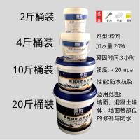防水修补料膏水泥胶快速干混凝土路地墙面裂缝堵漏高强聚合物砂浆 防水修补水泥2斤送工具