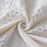 北欧沙发套全包万能套防尘罩盖布坐垫四季通用防滑床尾巾毯子全盖 白色T格 90*90cm