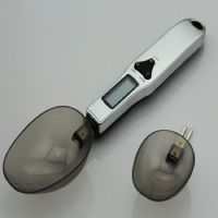 电子称 双头勺子称 电子量勺0.1g不锈钢手柄电子秤 300g/0.1g