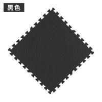 泡沫地垫黑色加厚爬行垫拼接家用卧室榻榻米拼图客厅满铺地板垫子 黑色 60*60*1.0cm 4片装