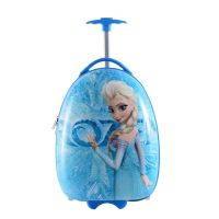 儿童拉杆箱厂家直销新款16寸卡通儿童行李箱女18寸旅行箱订制 兰冰 16寸