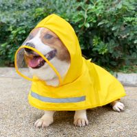 狗狗雨衣防水包肚子宠物中大型犬小型犬雨天衣服柯基柴犬雨披 雨披 L（15-18斤）