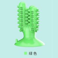 狗狗耐咬磨牙棒大型犬幼犬小狗边牧金毛牙刷刷牙神器宠物玩具用品 军绿色