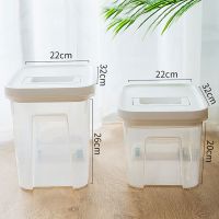 狗粮桶猫粮真空储存桶密封防潮猫粮收纳桶储粮桶大容量宠物猫粮盒 提盖透明款小号【送干燥剂】