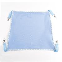 宠物吊床网布透气猫吊床外贸宠物用品猫咪挂床可拆洗猫狗窝笼吊篮 蓝色 S（35x35cm)