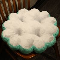 坐垫办公室久坐椅垫学生教室凳子椅子座垫家用加厚屁股垫花朵屁垫[8月31日发完] 花瓣深灰色