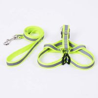 反光狗狗牵引绳胸背带泰迪柯基小型犬狗链子比熊宠物遛狗项圈用品 反光胸背套餐[款式随机] XS码[尺寸看图哦]