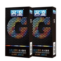 名流大颗粒男用避孕套女用带刺持久性高潮刺激安全套情趣成人用品 冰火融情20只