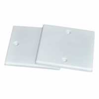 86型底盒暗盒盖板空白面板明装线盒盖板接线盒保护盖工程款 50只装(不含螺丝)