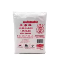 烘焙原材料泰国三象水磨糯米粉400g500g雪媚娘冰皮月饼糯米糍汤圆 泰国三象粘米粉500g[原装]