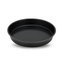 凉皮锣锣不粘盘子蒸烤两用模具家用罗罗蒸肠粉烤面包披萨大号工具 1只22.9CM送刮板/刷/夹