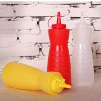 塑料酱汁壶挤汁瓶果酱沙拉酱挤压瓶裱花嘴套装挤瓶果酱瓶葫芦咀瓶 12安350ML 白色