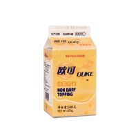 [欧可旗舰]淡奶油植脂奶油1L植物奶油含乳脂蛋糕裱花蛋挞液原料 欧可植物奶油500g