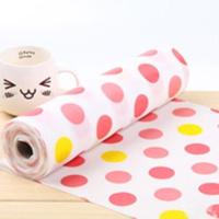 [买就送双面胶]]防潮防水印花橱柜垫防尘防滑垫防油可裁剪橱柜 1卷(白底红点) 30*300厘米