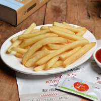 奥尔良调理鸡排10片调理鸡排半成品鸡排汉堡鸡排批发 肯德基500克家庭装薯条加5包番茄酱