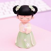 可爱人物宫廷风娃娃女孩蝶恋花之唐小媚房间装饰桌面创意毕业礼物 迷你唐小环看书