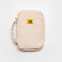 手账包大容量可爱笔袋ins高颜值学生证件收纳包文具杂物烧饼包 燕麦米