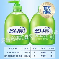 蓝月亮洗手液家用家庭装抑菌杀菌儿童消毒液补充装按压瓶袋装批发 500mlx2瓶