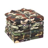 春夏薄款弹力休闲迷彩服女套装衣裤宽松户外工地耐磨劳保服男外套 上衣一件(不指定颜色随机发货) L 适合80-100斤