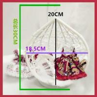 秋千吊椅BJD娃娃吊篮沙发兵人家具6分兵人棉花娃娃吊篮秋千摇椅[8月25日发完] 吊篮